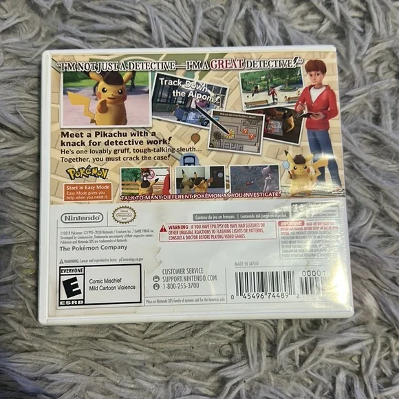 Detective Pikachu 3DS game